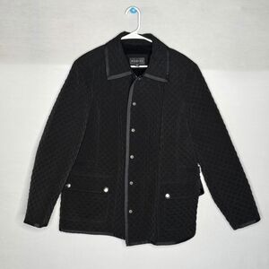 Braetan Quilted Button Jacket Women's Size 2x Black